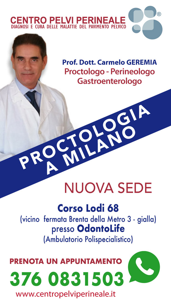 Il Dott. Carmelo Geremia riceve per appuntamento nella nuova sede a Milano - Dott. Carmelo Geremia - Specialista in Gastroenterologia.
